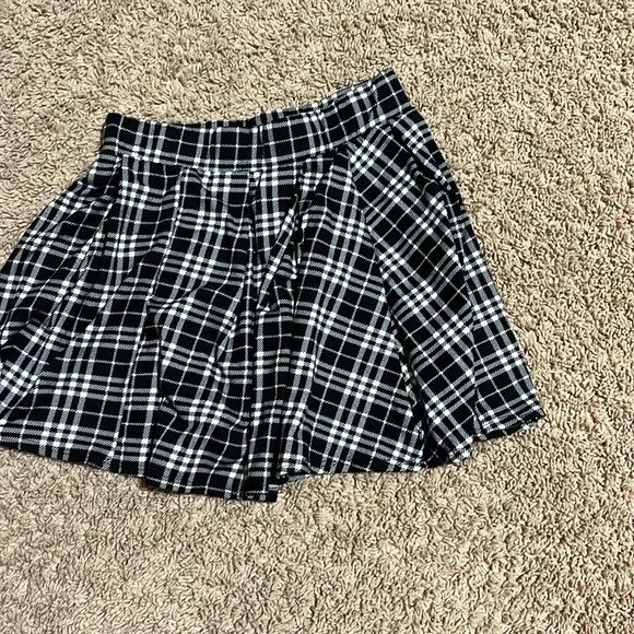 Rue21 Skirts Black Plaid Skirt Poshmark